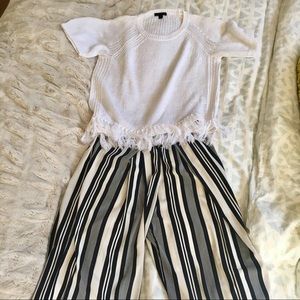 J.crew knitted fringe sweater